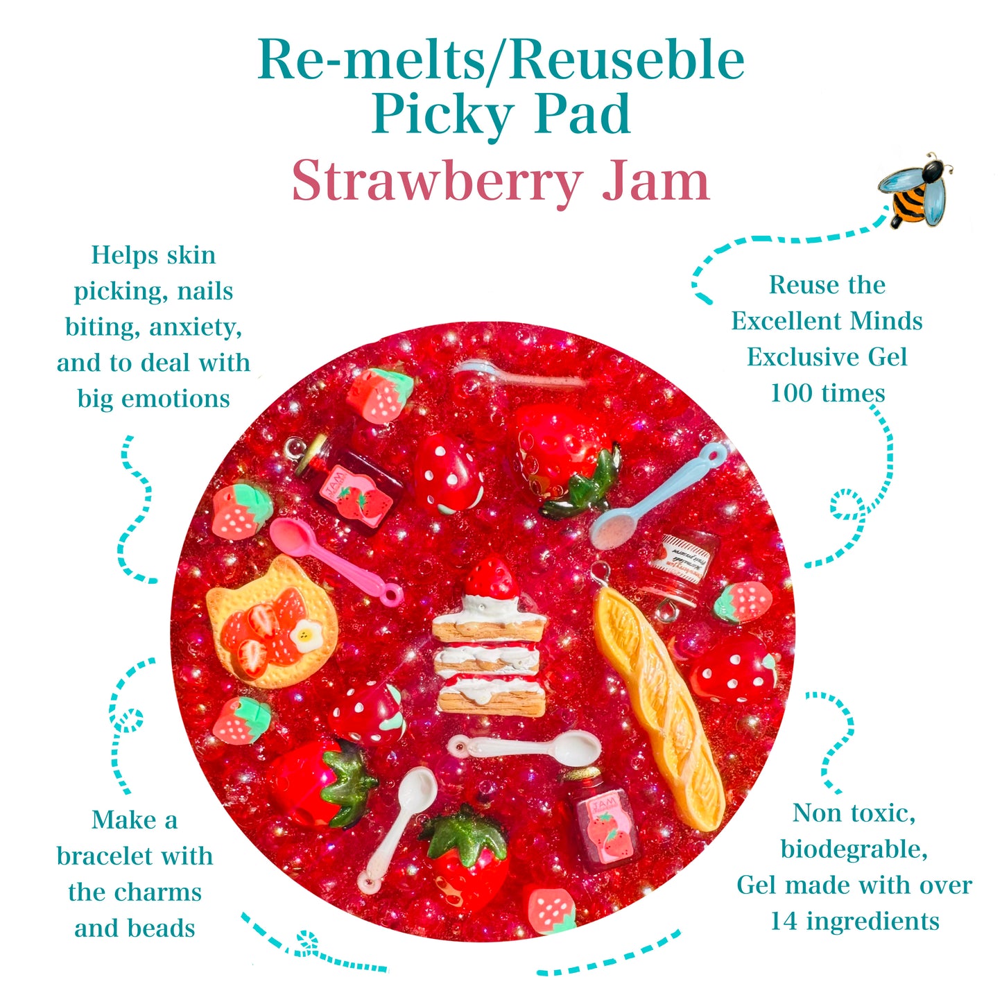 Strawberry Jam Picky Pad (re-meltable)
