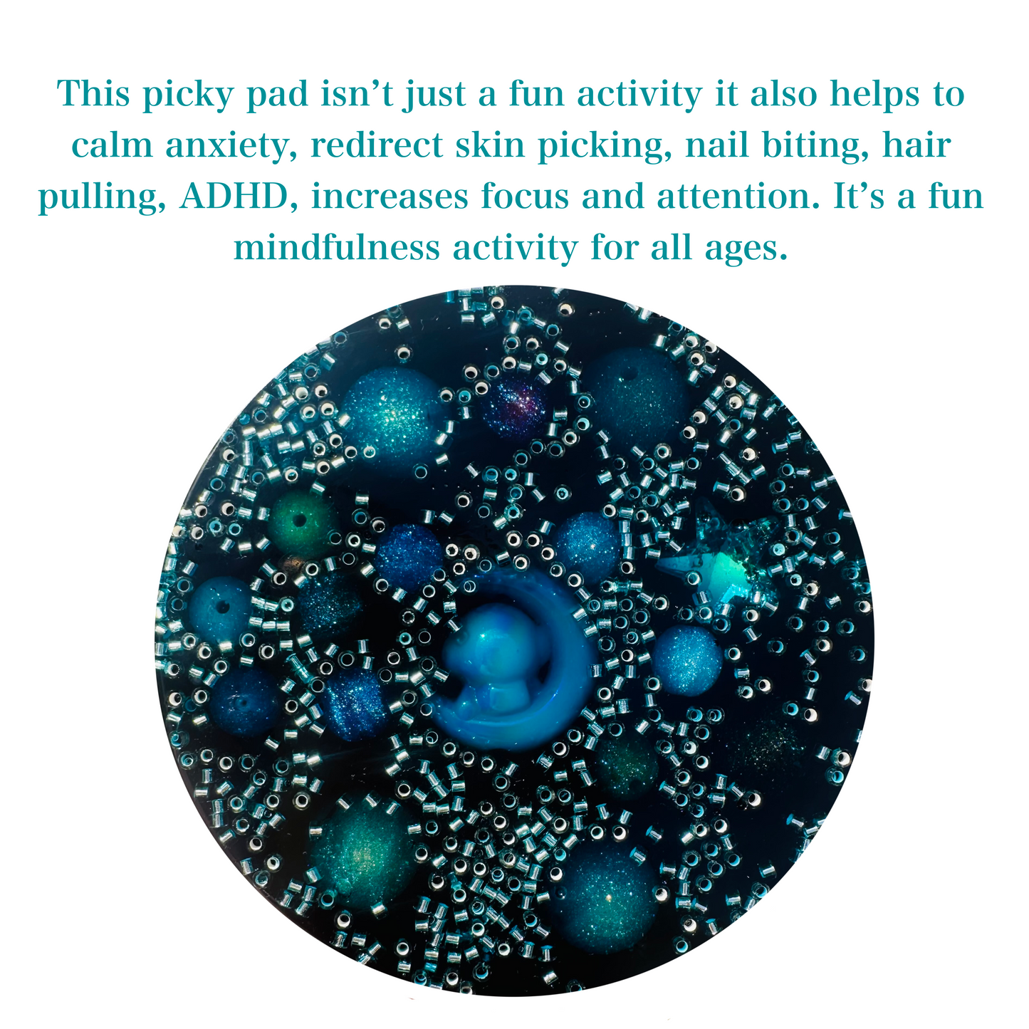 A Out Of This World Remeltable Picky Pad- colour changing emotion beads addition