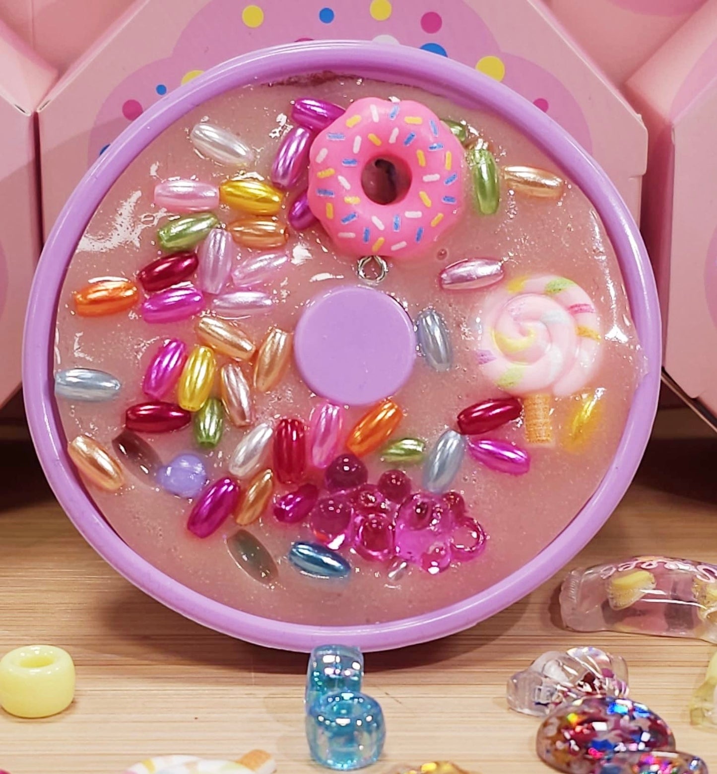 Remeltable Pink Doughnut Picky Pad & Silicone Mould (Re-meltable/ Reusable)