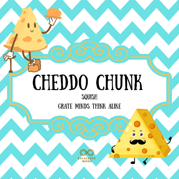 Cheddo Chunk Jumbo Cheese Squish 7cm