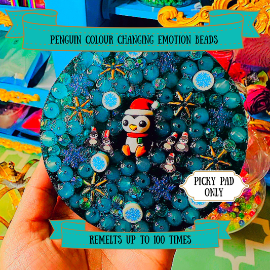 Penguin Picky Pad Colour Changing Emotion Beads Addition (Remeltable)