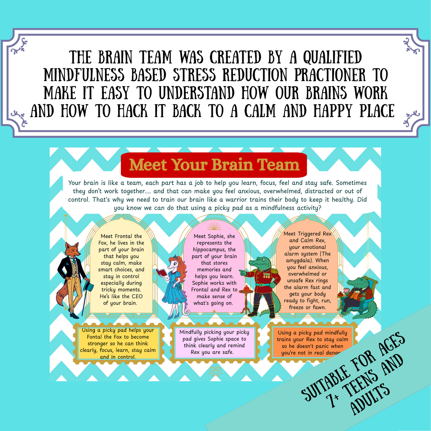 A Out Of This World Remeltable Picky Pad- colour changing emotion beads addition