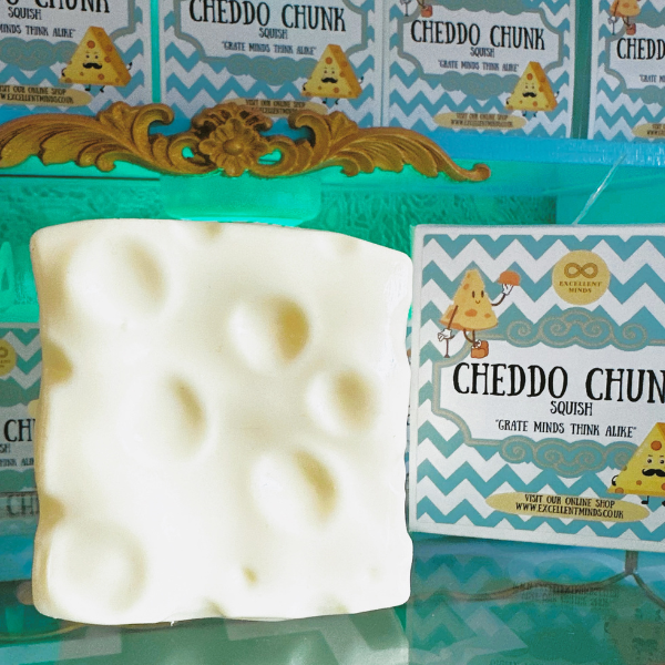 Cheddo Chunk Jumbo Cheese Squish 7cm
