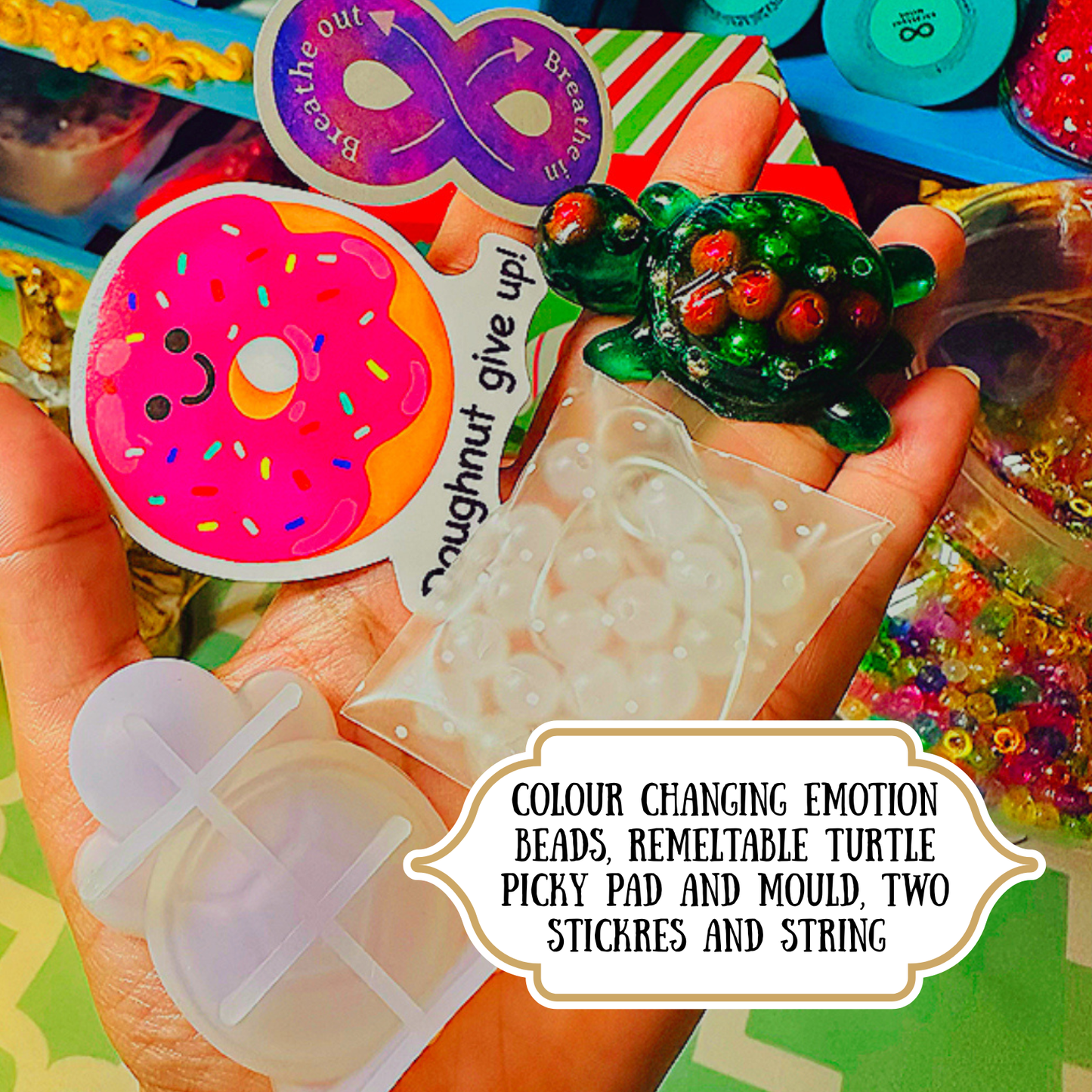 Christmas Cracker only- Mini Turtle and Mould Remeltable