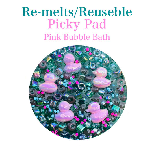 Pink Bubble Bath Remeltable Picky Pad (scented)