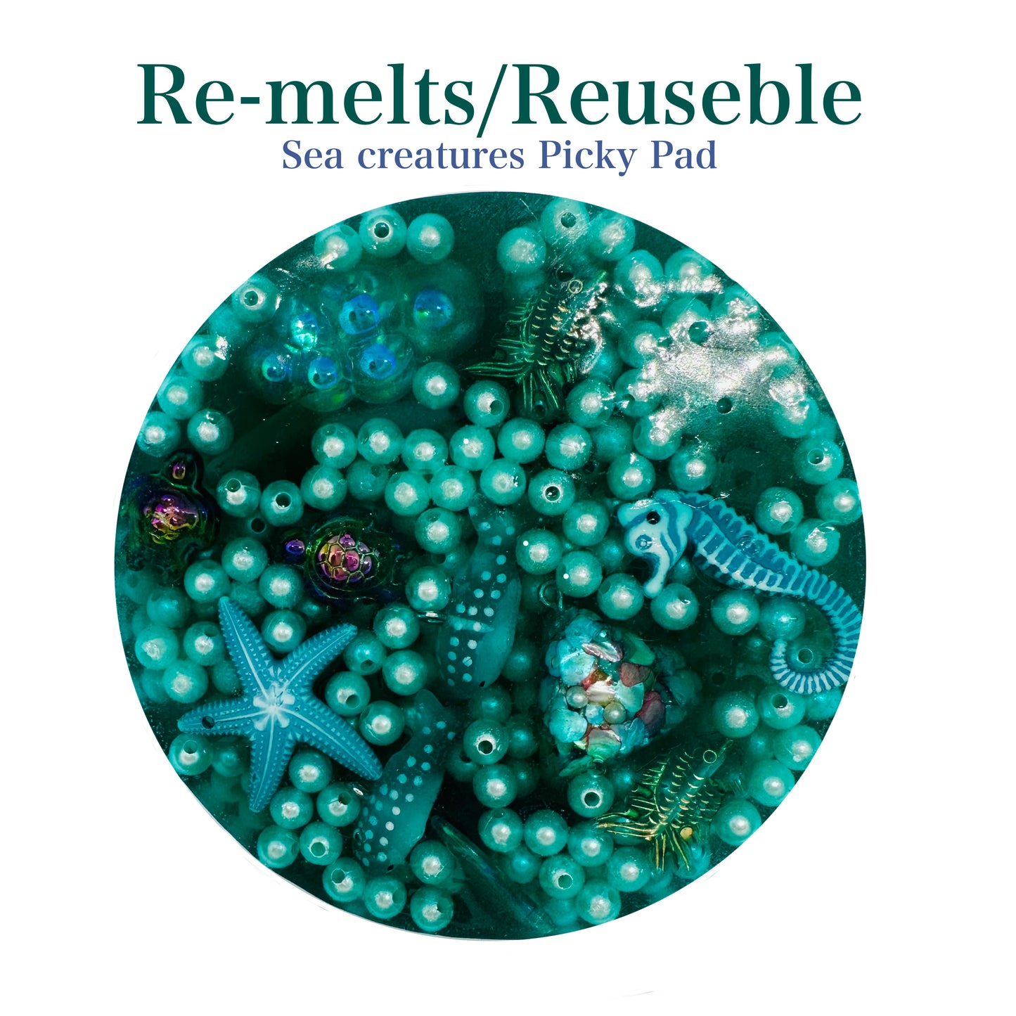 Reusable Sea Creatures Picky Pad (Re-melts over 100 times)