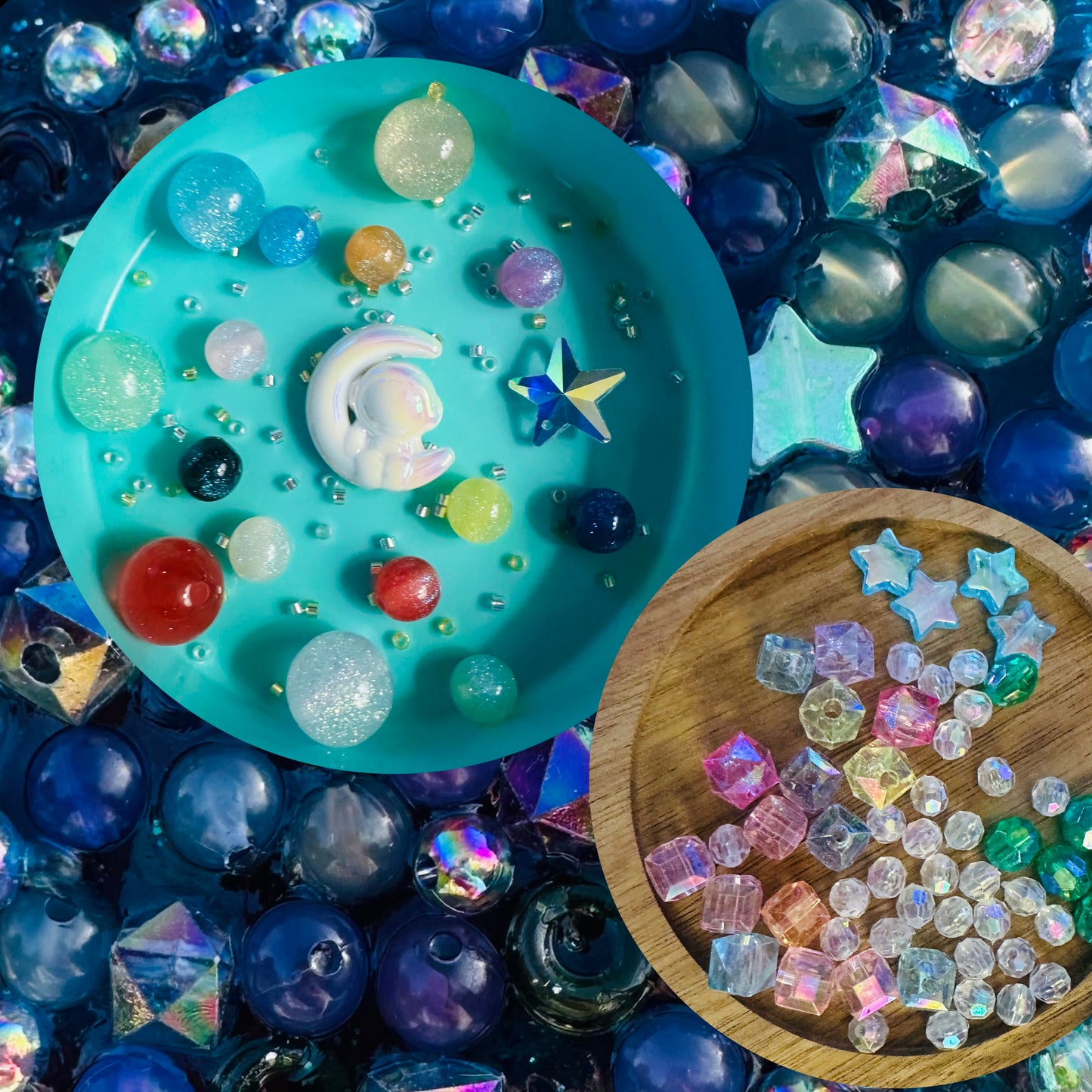 A Out Of This World Remeltable Picky Pad- colour changing emotion beads addition