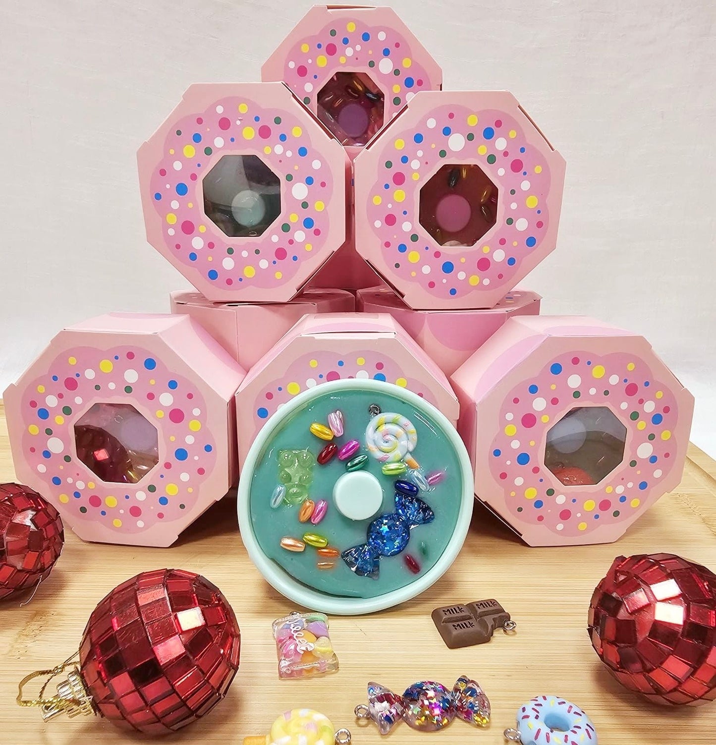 Remeltable Blue Doughnut Picky Pad & Silicone Mould (Re-meltable/ Reusable, bubblegum scented)